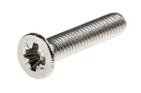 158-3635 RS PRO Pozi M4 Countersunk A4 316 Stainless Steel Machine Screws DIN 965 x 20.0mm