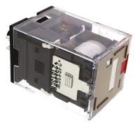 mks2pin-110vac Omron Plug In Power Relay, 110V ac Coil, 10A Switching Current, DPDT
