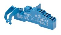 97p2spa Finder 97 8 Pin 250V ac DIN Rail Relay Socket, for use with 46.52 Relay