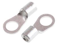 2-m4 JST Uninsulated Ring Terminal, 4mm Stud Size, 1mm² to 2.6mm² Wire Size
