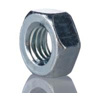 525-903 RS PRO, Bright Zinc Plated Steel Hex Nut, DIN 934, M5