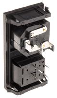 bzh01z000010 Bulgin C14 Snap-In IEC Connector Male, 10A, 250 V, Fuse Size 5 x 20mm