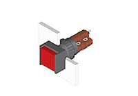 51-2820252 EAO Illuminated Push Button Switch for Use with Series 51 Switches