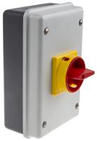 773-8018 RS PRO 3P Pole Panel Mount Isolator Switch - 63A Maximum Current, 18.5kW Power Rating, IP54