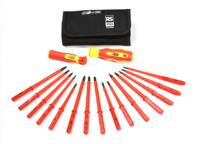 275-4081 RS PRO Phillips, Slotted Interchangeable Insulated Screwdriver Set, 7-Piece