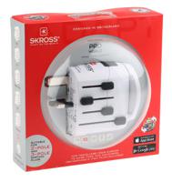 691-0896 SKROSS Australia, Europe, Italy, Switzerland, UK, USA to Australia, Italy, Switzerland, UK, US Travel Adapter, Rated At