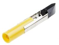 204-158 RS PRO Yellow LED Indicator Lamp, 24V ac/dc, Telephone Slide Base, 6.8mm Diameter, 300mcd