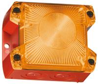 21510104000 Pfannenberg PY X-S-05 Series Amber Flashing Beacon, 230 V ac, Panel Mount, Xenon Bulb