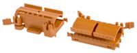 222-500 WAGO 222 Series Mounting Carrier for Use with COMPACT Splicing Connector