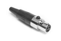ag5f Amphenol Industrial Cable Mount XLR Connector, Female, IP00, 50 V, 5 Way, Nickel Plating