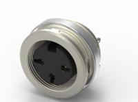 210-0249 RS PRO 3 Pole Din, 5A, 250 V IP40, Screw Lock, Female, Panel Mount