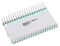 184-7721 RS PRO 7-Segment LCD Display, Black on Grey, 1 Row by 4-1/2 Characters, Reflective