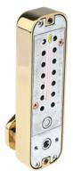 255-pb Brass Mechanical Polished Code Lock