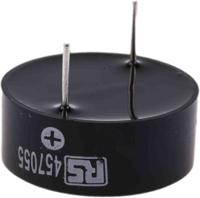 171-0850 RS PRO 95dB Through Hole Continuous Internal Piezo Buzzer, 23.5 (Dia.) x 9.5mm, 3V dc Min, 30V dc Max