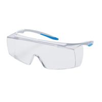 9169415 uvex super f OTG Anti-Mist UV Safety Glasses, Clear PC Lens