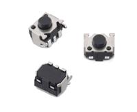 436333033816 Wurth Elektronik Black Round Tactile Switch, SPST 50 mA 3.3mm PCB