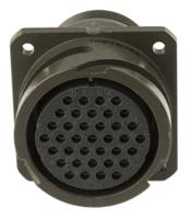 97b-3100a-28-21s Amphenol Limited, 97B, Brass 37 Way Wall Mount MIL Spec Circular Connector Receptacle, Socket Contacts,Shell Size 28,