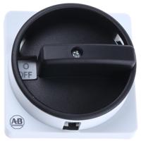 194l-he6g-175 Allen Bradley Black/Grey Rotary Handle