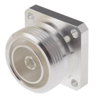 j01121c0721 Telegartner, Jack Panel Mount 7/16 Connector, 50Ω, Solder Termination, Straight Body