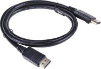 182-8552 RS PRO Male DisplayPort to Male DisplayPort, PVC  Cable, 1080p, 1m