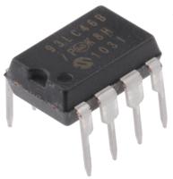 93lc46bp Microchip 93LC46B/P,  1 kB Serial EEPROM,  200 ns 8-Pin PDIP Serial-Microwire