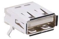 67643-3910 Molex Right Angle, Through Hole, Socket- Single Port Type A USB Connector