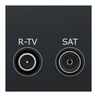 nu345454 Schneider Electric Unica Anthracite Plug Socket, IEC