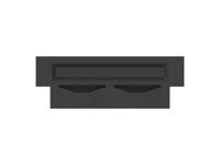 244631-e ERNI SMC Series Straight Surface PCB Header, 12 Contact(s), 2 Row, Shrouded