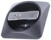 1691082 Euro-Locks a Lowe & Fletcher group Company Black Metal, Plastic Locking Handle, Flush