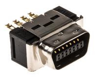 10114-3000pe 3M 101 14 Way Cable Mount D-sub Connector Plug, 2.54mm Pitch