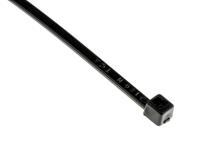 111-01910-t18r-pa66-bk HellermannTyton Cable Tie, 100mm x 2.5 mm, Black Polyamide 6.6 (PA66), Pk-100