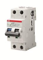 2csr255080r1064-ds201-c6-ac30 ABB RCBO, 6A Current Rating, 2P Poles, 30mA Trip Sensitivity