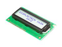 162h-dc-bw-3lp Displaytech 162H DC BW-3LP 162H Alphanumeric LCD Display, White on, 2 Rows by 16 Characters, Transflective