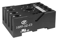 10ff-2z-c3 Hongfa Europe GMBH 8 Pin 250V ac DIN Rail Relay Socket, for use with HF10FF & HF10FH Series Relays