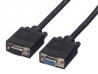 11045303-20 Roline Male VGA to Female VGA Cable, 3m Black