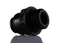 pm011214e John Guest PM Series Straight Threaded Adaptor, Push In 12 mm to G 1/2 Male, Threaded-to-Tube Connection Style