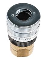 1461el-12 Parker Aluminium Female Pneumatic Quick Connect Coupling, G 1/2 Female Threaded