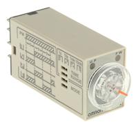 h3yn-2-ac24 Omron H3YN Series DIN Rail, Panel Mount Timer Relay, 24V ac, 2-Contact, 0.1 s → 10min