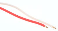 spe191367 Decelect 2 Core Telephone Cable, 1/0.5 mm, Red/White Sheath, 100m