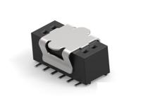 1mm-r-d06-vs-00-f-trp TE Connectivity 1MM-R Series Vertical Board Mount PCB Socket, 12-Contact, 2-Row, 1mm Pitch, Surface Mount Termination
