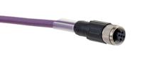 1507573 Phoenix Contact Male 5 way M12 to Female 5 way M12 Bus Cable, 10 m