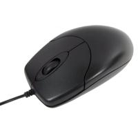 nlms-222a NewLink NLMS-222A 3 Button Wired Optical Mouse Black