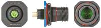 8d7c09z35pn Souriau Sunbank by Eaton, 8D, Copper Alloy 6 Way Panel Mount MIL Spec Circular Connector Receptacle, Pin Contacts,Shell