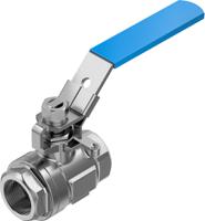 vzbe-1-t-63-d-2-m-v15v15 Festo Stainless Steel 2 Way, Ball Valve, Threaded, NPT 1in, 25mm