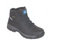 5208-08 Himalayan Black Steel Toe Capped Unisex Safety Boots, UK 8, EU 42