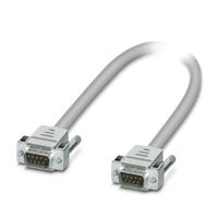 1066595 Phoenix Contact Male 9 Pin D-sub to Male 9 Pin D-sub Serial Cable, 2m
