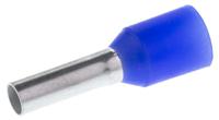 9019160000 Weidmuller Insulated Crimp Bootlace Ferrule, 8mm Pin Length, 2.2mm Pin Diameter, 2.5mm² Wire Size, Blue