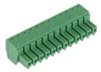 1803675 Phoenix Contact, 3.81mm Pitch, MC 1.5/12-ST-3.81, 12 Way, , Pluggable Terminal Block, Plug, Cable Mount, Screw