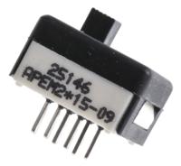25146nah APEM PCB Slide Switch DPDT Latching 1 A @ 30 V dc Slide