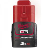 4932430064 Milwaukee  2Ah 12V Power Tool Battery, For Use With M12 Series